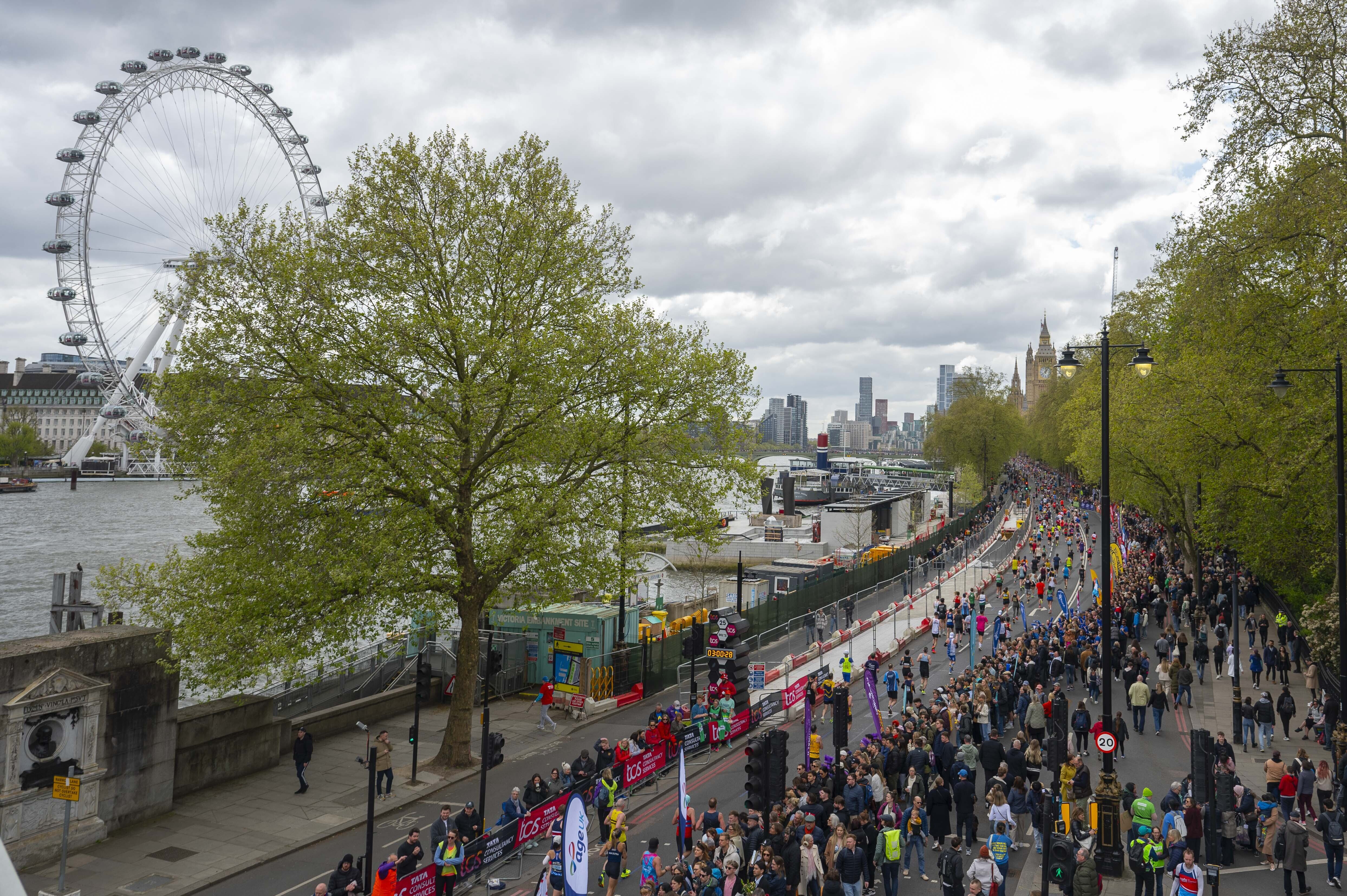 Corredores de la última edición del Maratón de Londres