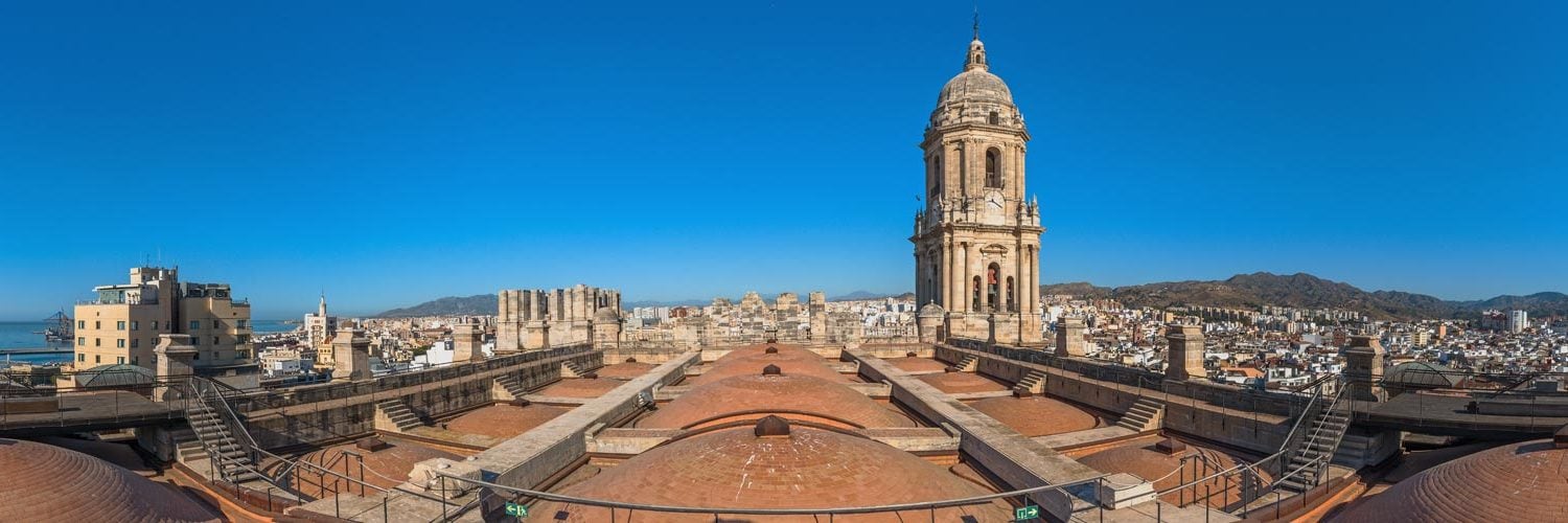 Cubiertas de la catedral de Málaga (Archivo)