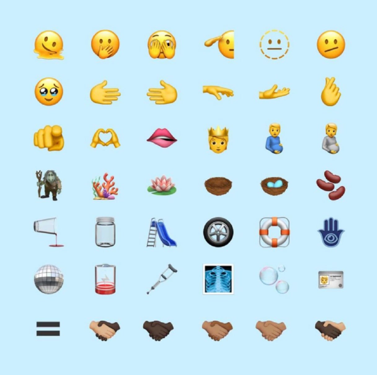 Nuevos emojis en iOS 15.4.