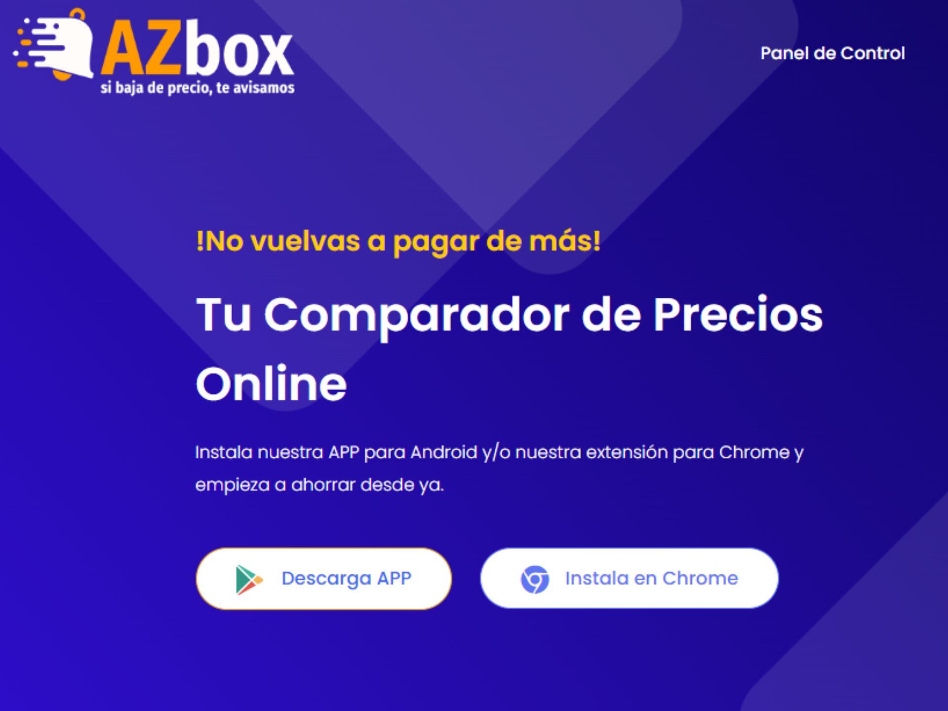 AZbox es un comparador de precios gratuito que tiene extensión para Chrome