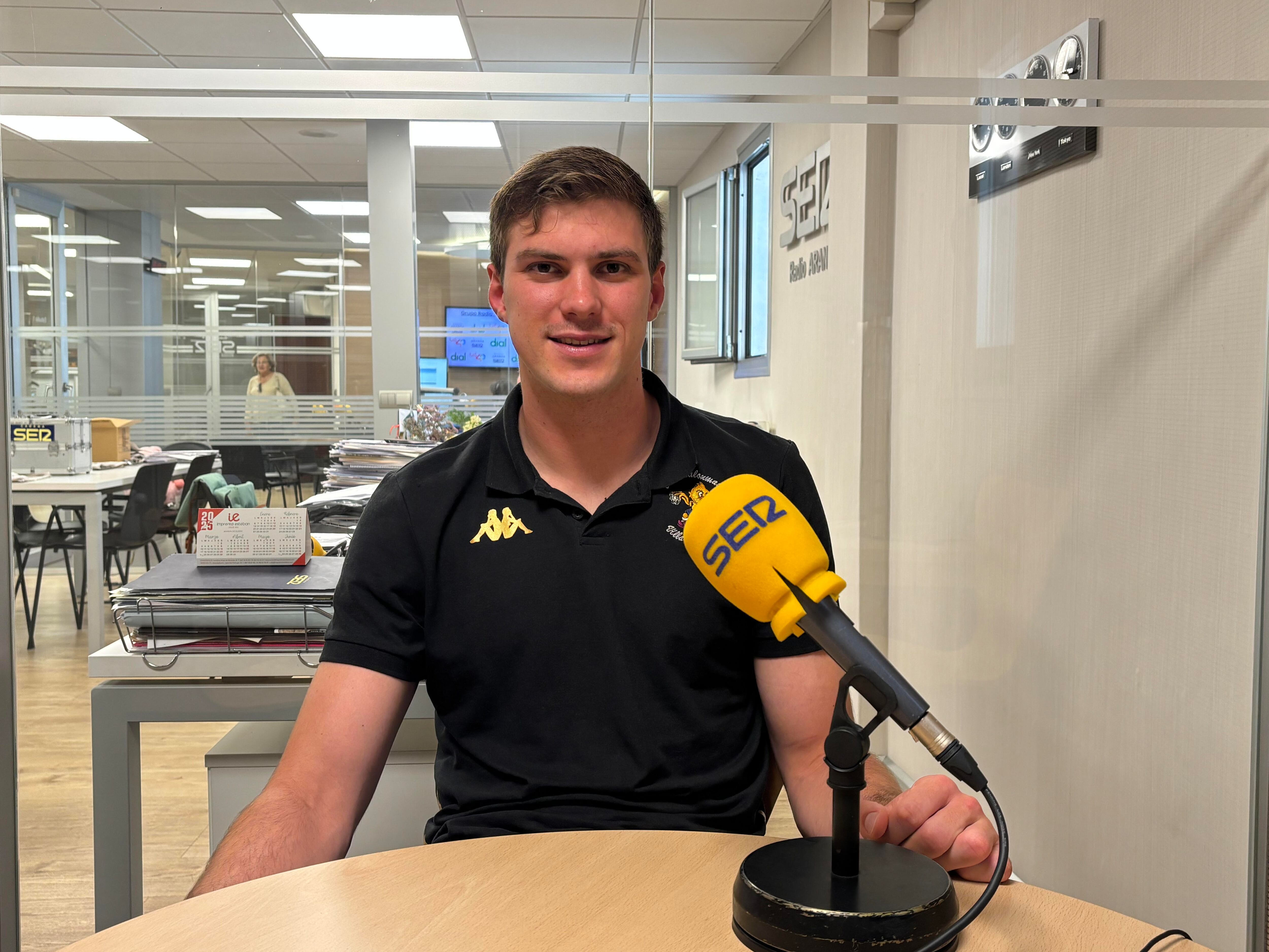 Guillermo Fischer, en los estudios de la SER