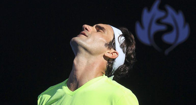 Roger Federer tras su derrota por el italiano Andreas Seppi