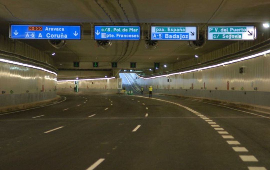 Túneles de la M-30 en una imagen de archivo.