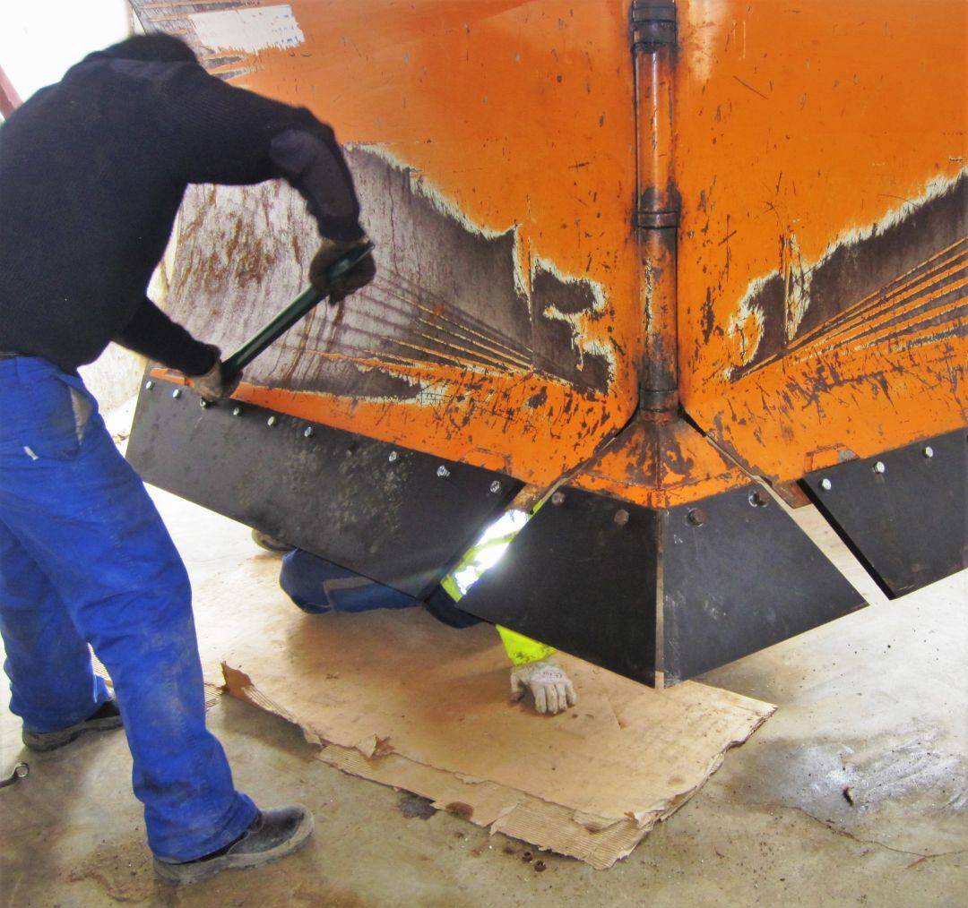 Reparación de cuña quitanieves