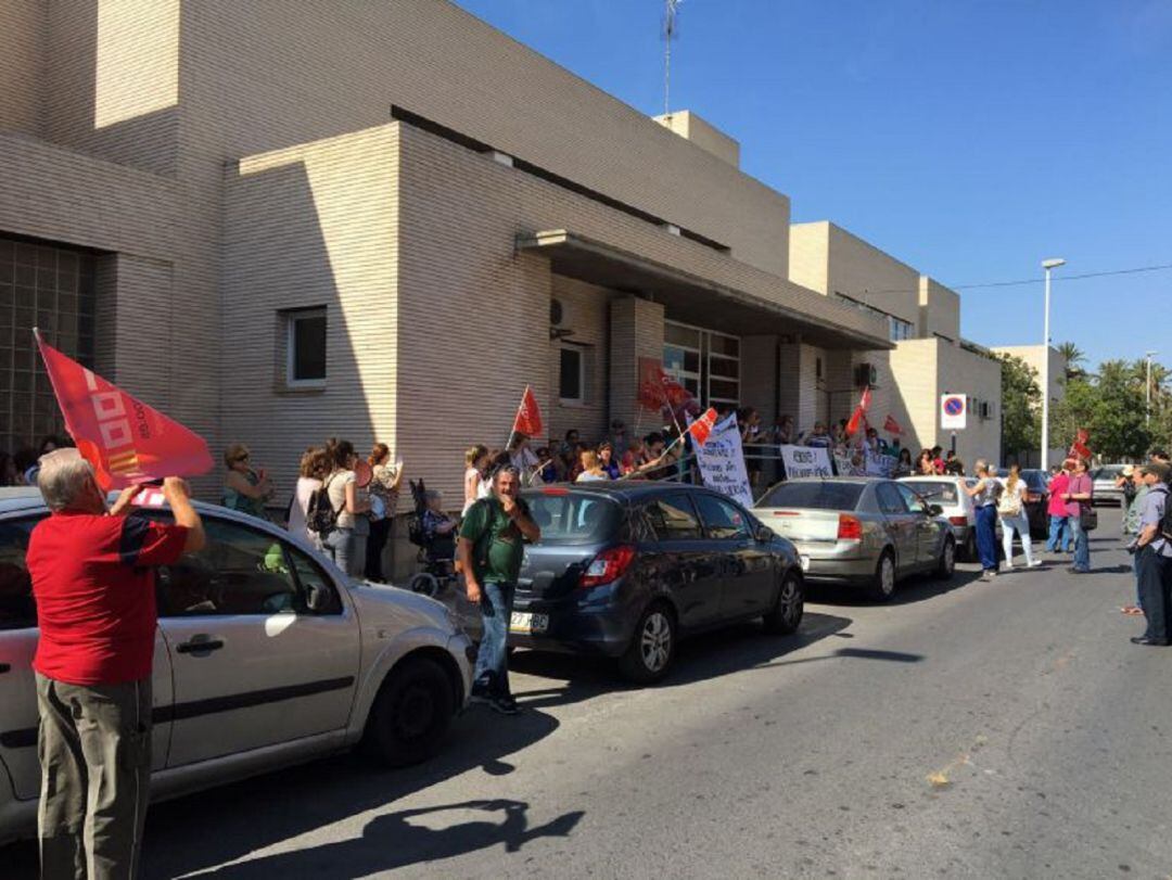 Manifestación de familiares de la residencia en el 2016