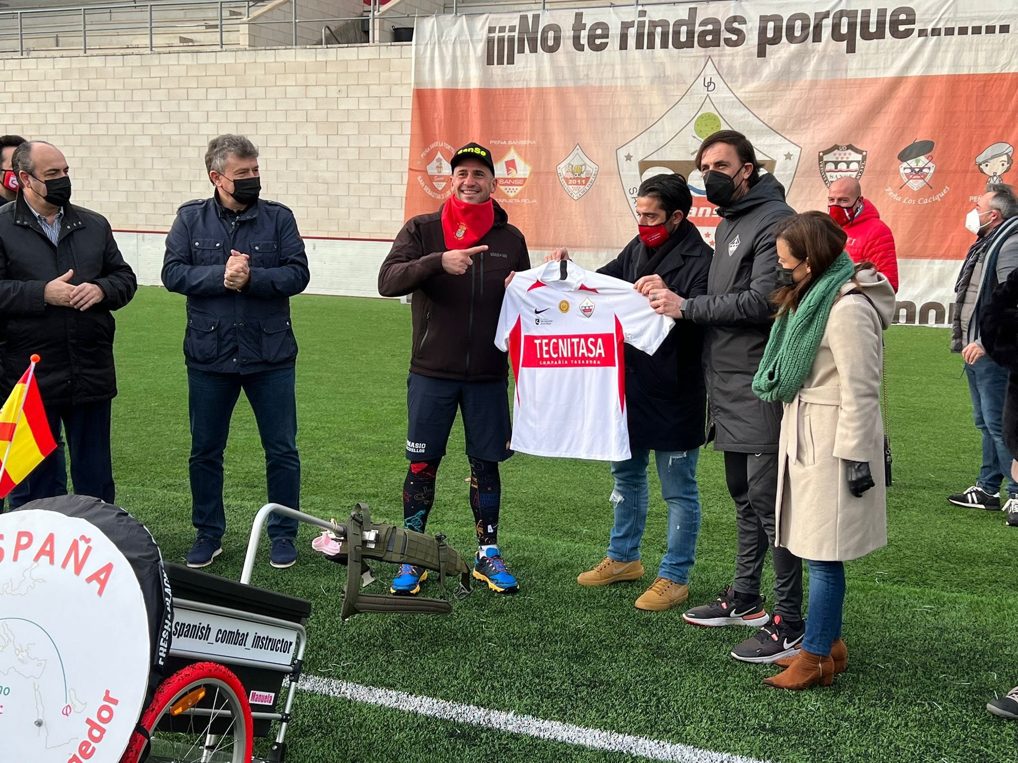 Santiago Sánchez, el aventurero que viaja andando desde San Sebastián de los Reyes hasta Qatar, se encuentra desaparecido desde el 1 de octubre