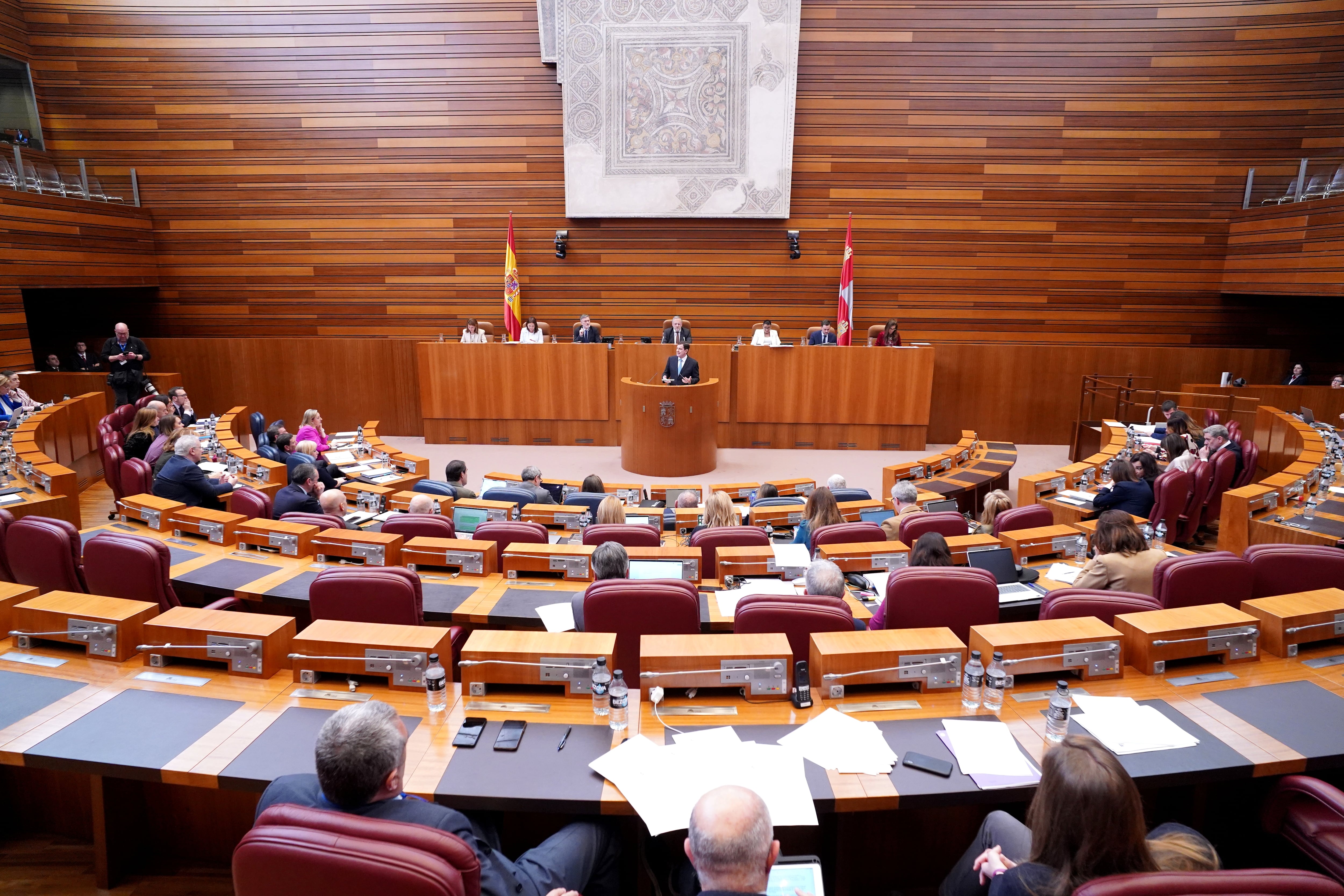 Imagen de archivo. El presidente de la Junta Alfonso Fernández Mañueco en el Debate de política general de la Junta de Castilla y León en las Cortes