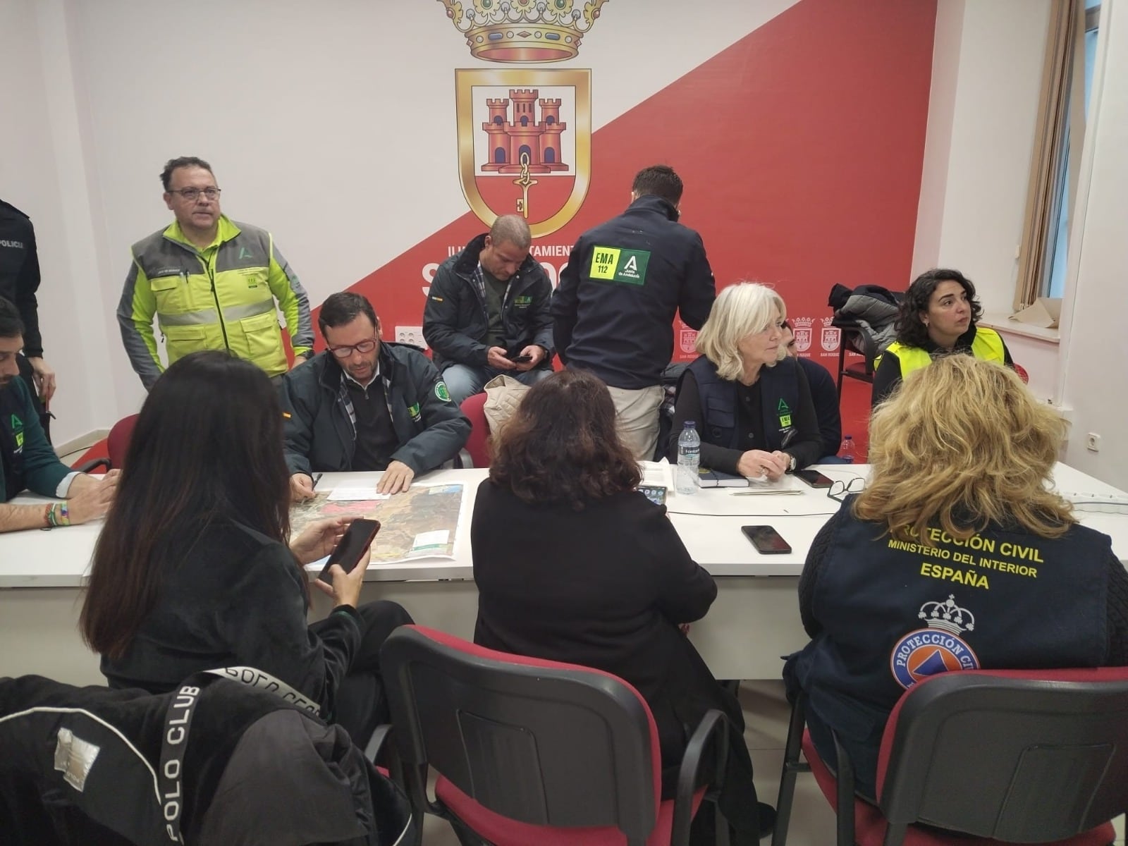 Un momento del Comité Asesor celebrado esta mañana en San Roque.