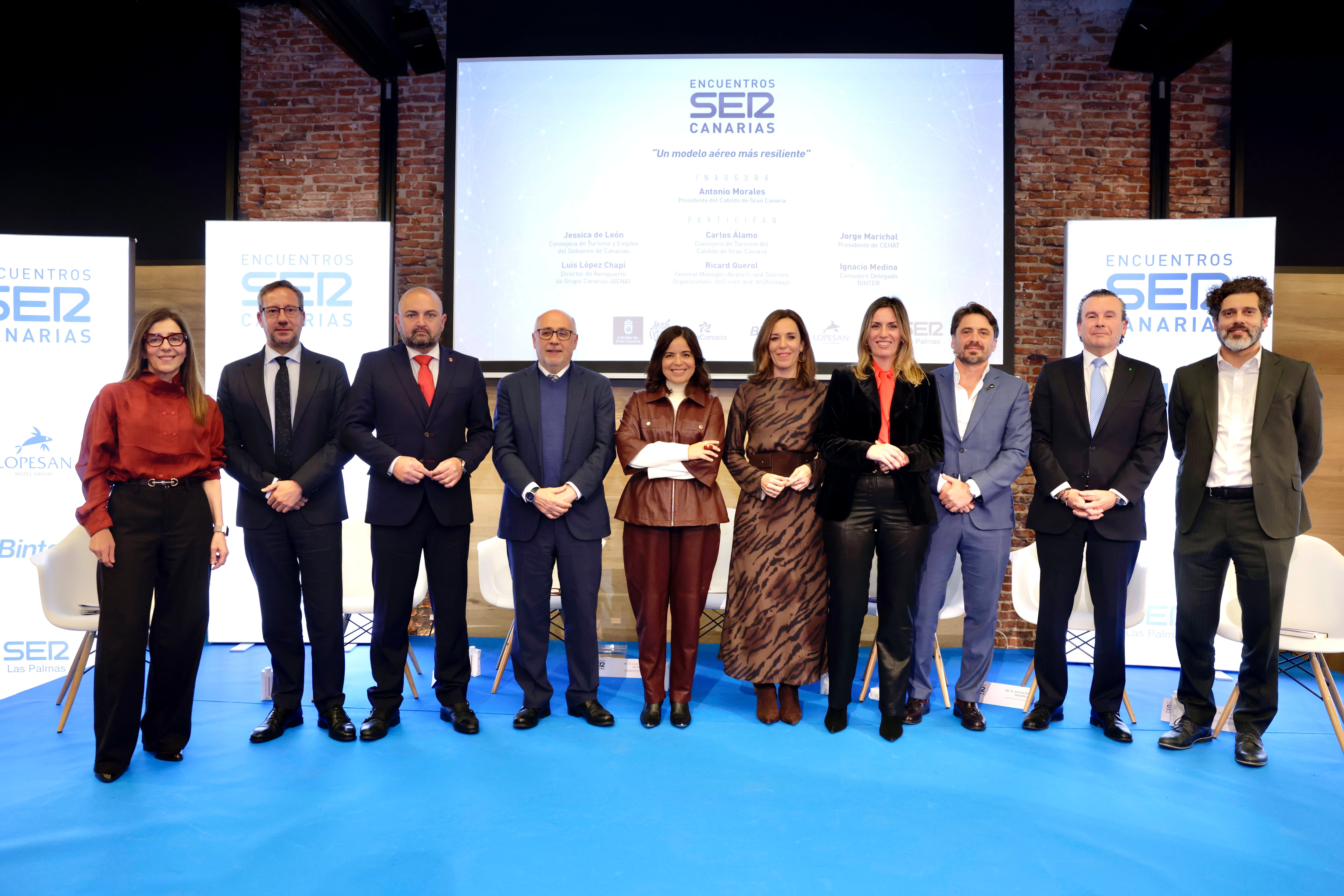 Ponentes de la quinta edición de los Encuentros SER Canarias en Madrid