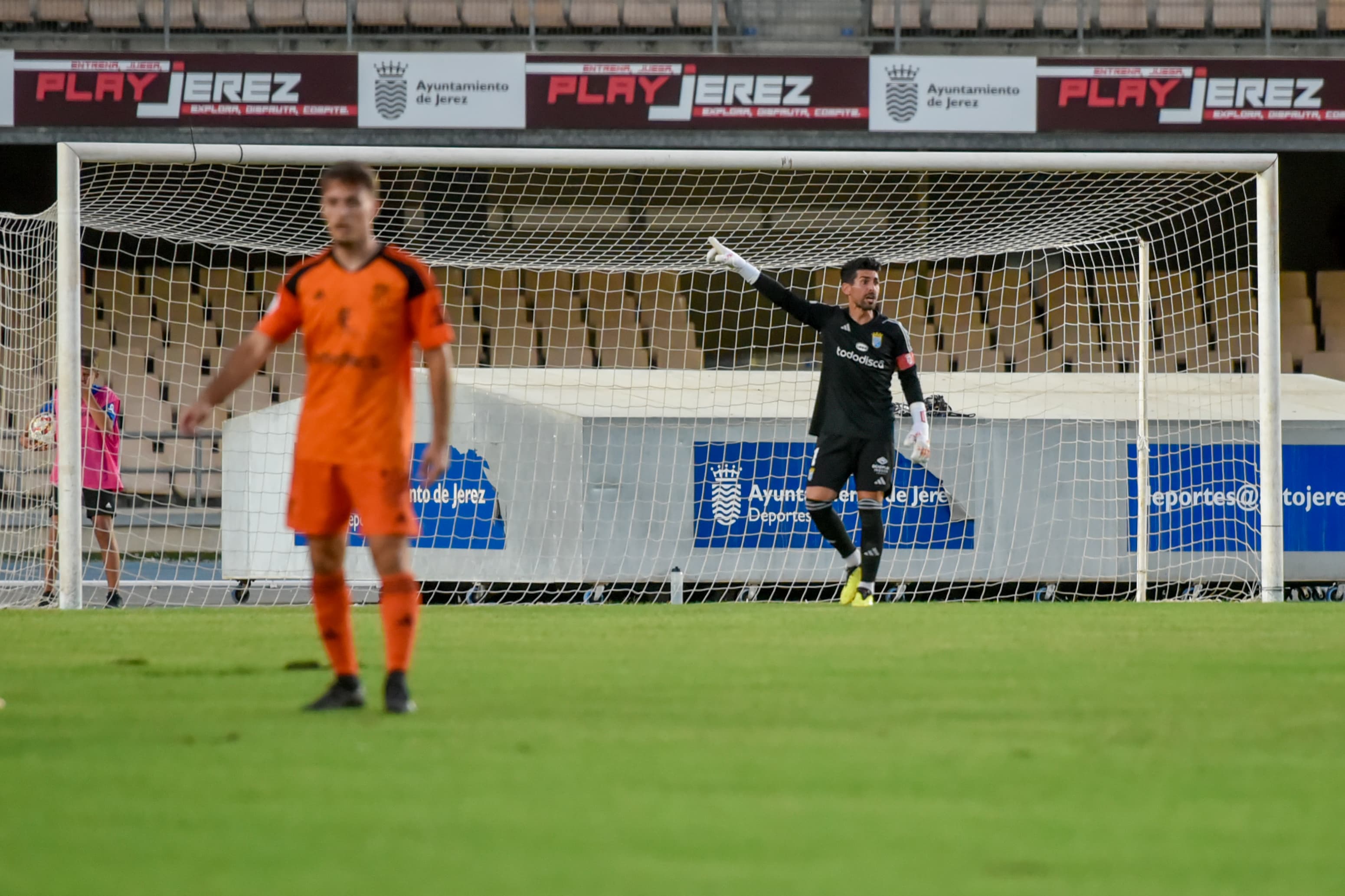 Isma Gil defendió la portería ante el Real Madrid C