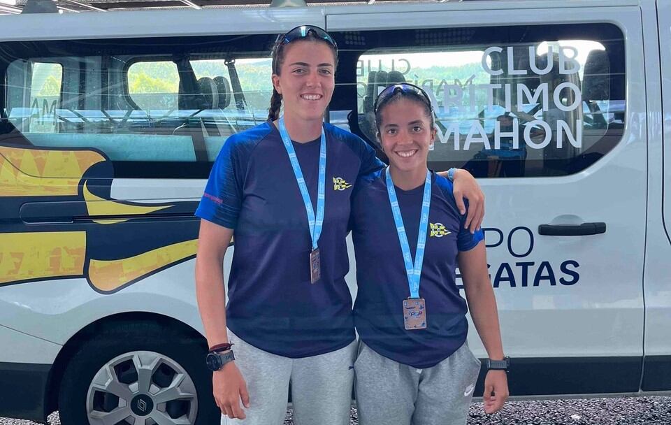 Alma Rabinerson i Claudia Vidal van ser terceres absolutes d'Espanya al K2 500.