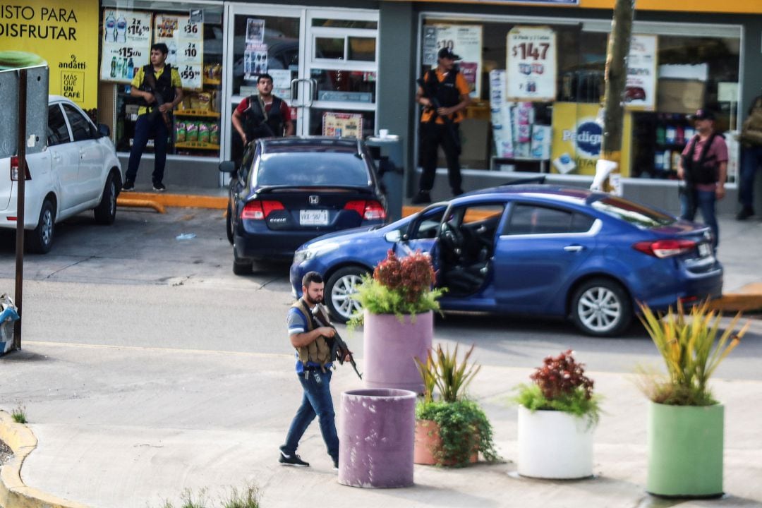 Momento de la detención del hijo de Ovidio Guzmán, en enero de este año