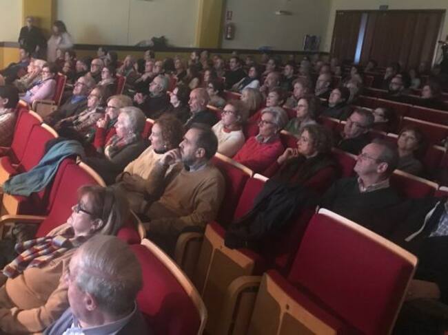 El público asistente a la Escuela de Ciudadanía de Manzanares
