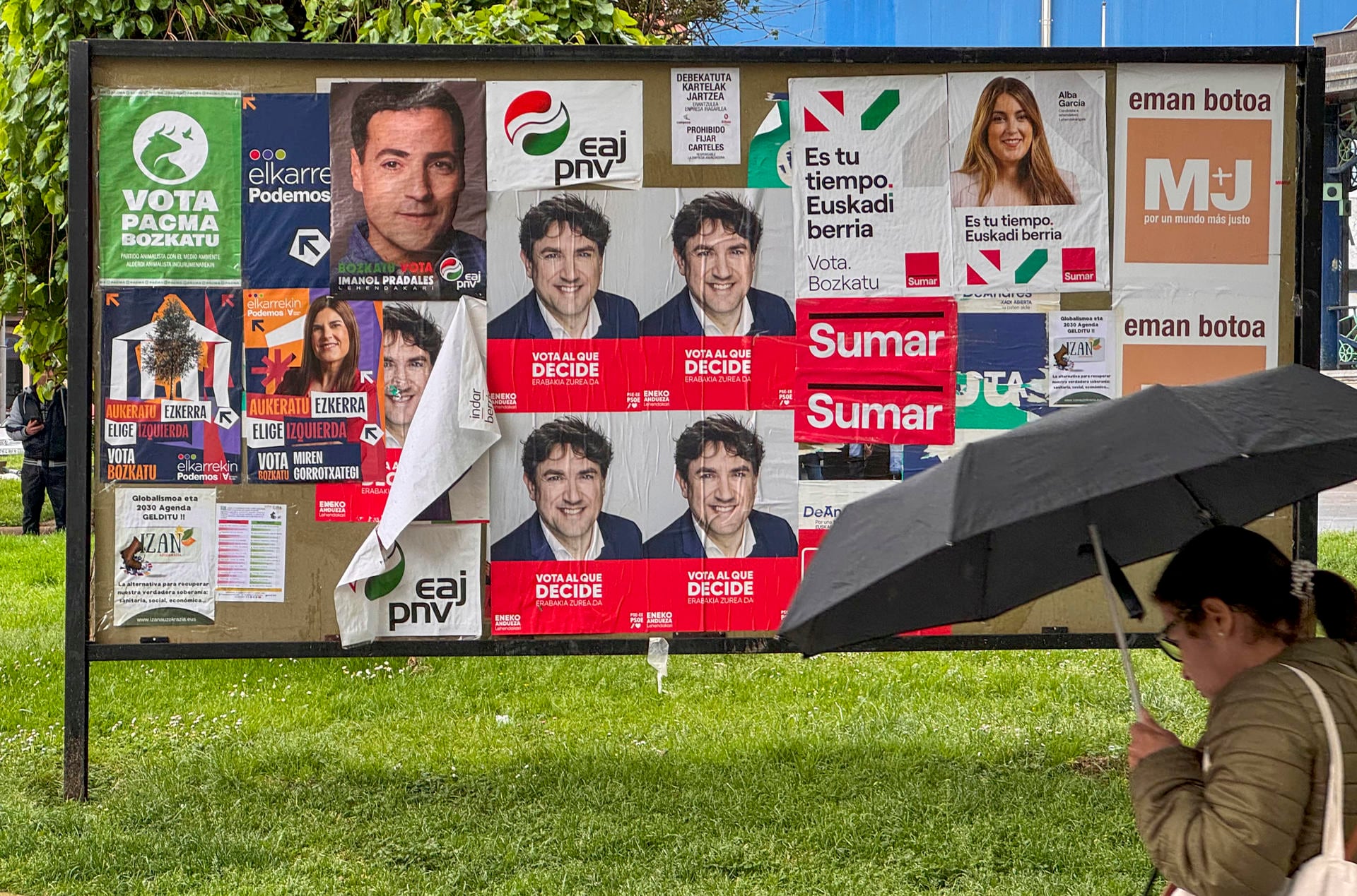 Euskadi se prepara para las elecciones vascas del 21 de abril.