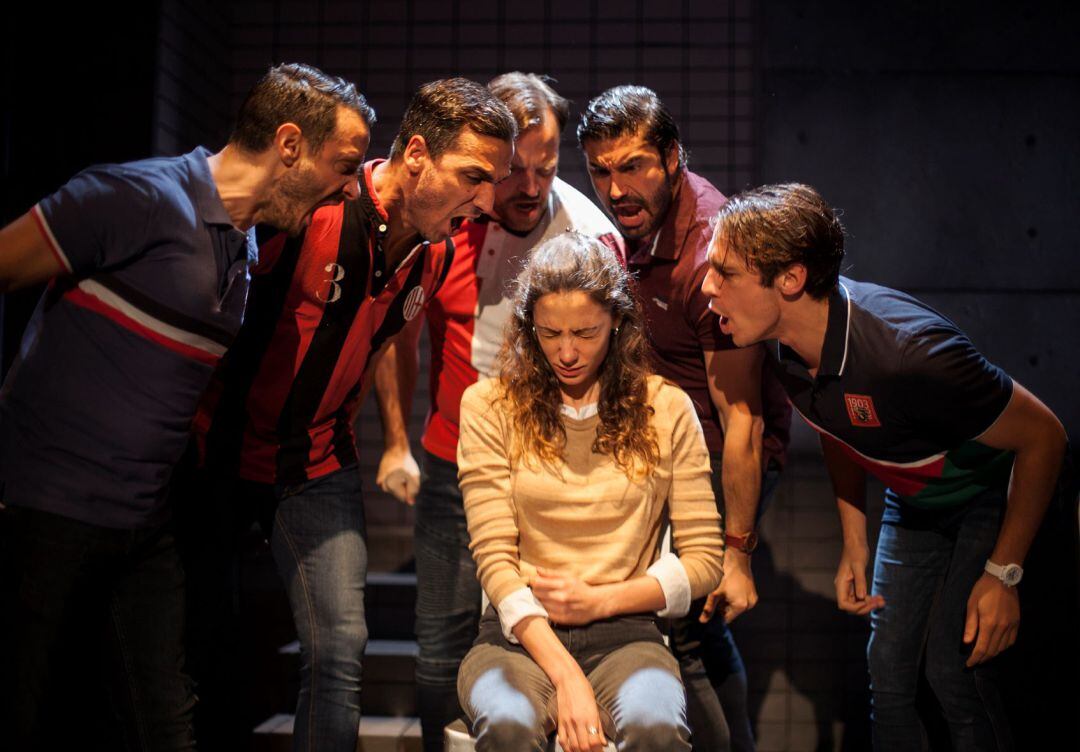 Una escena del montaje 'Jauría'