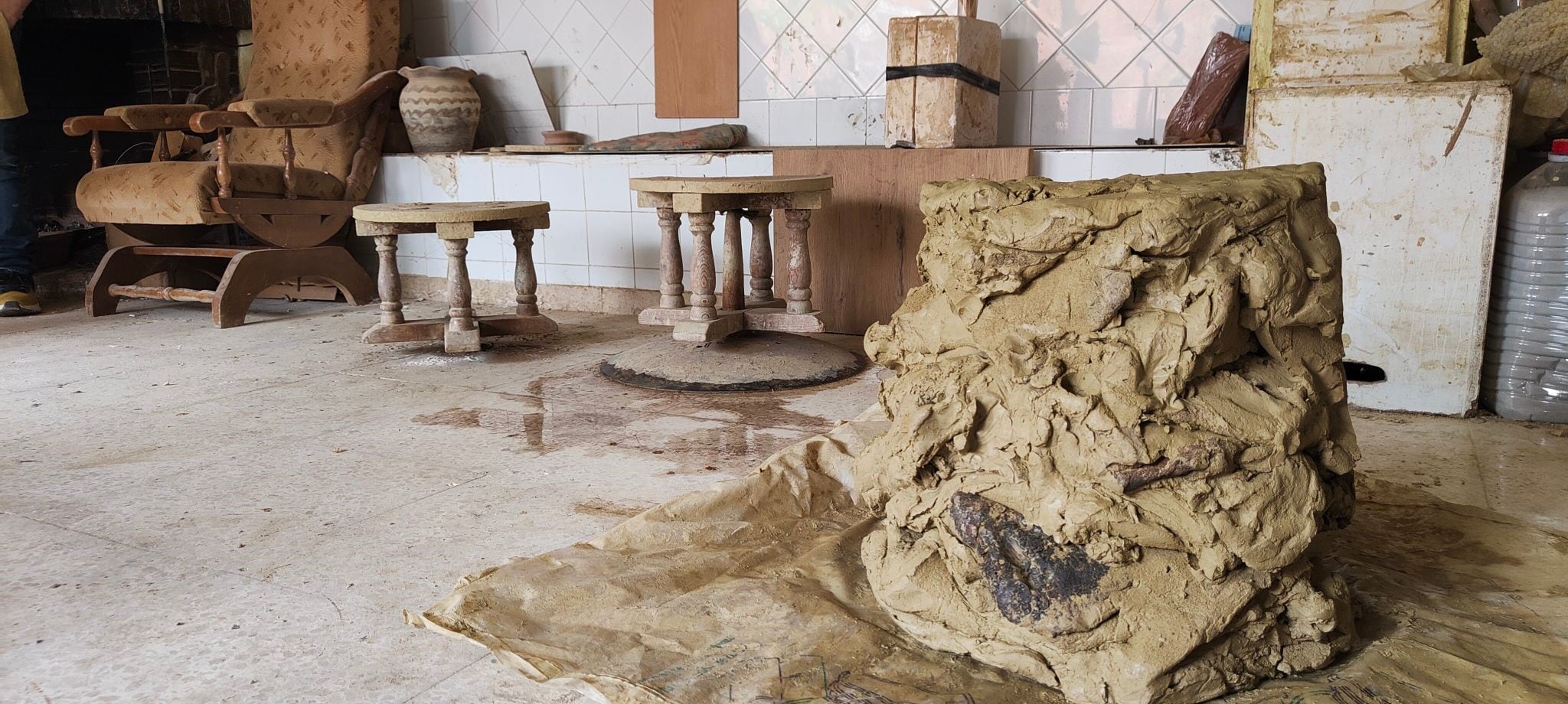 Taller de alfarería de Mota del Cuervo (Cuenca).