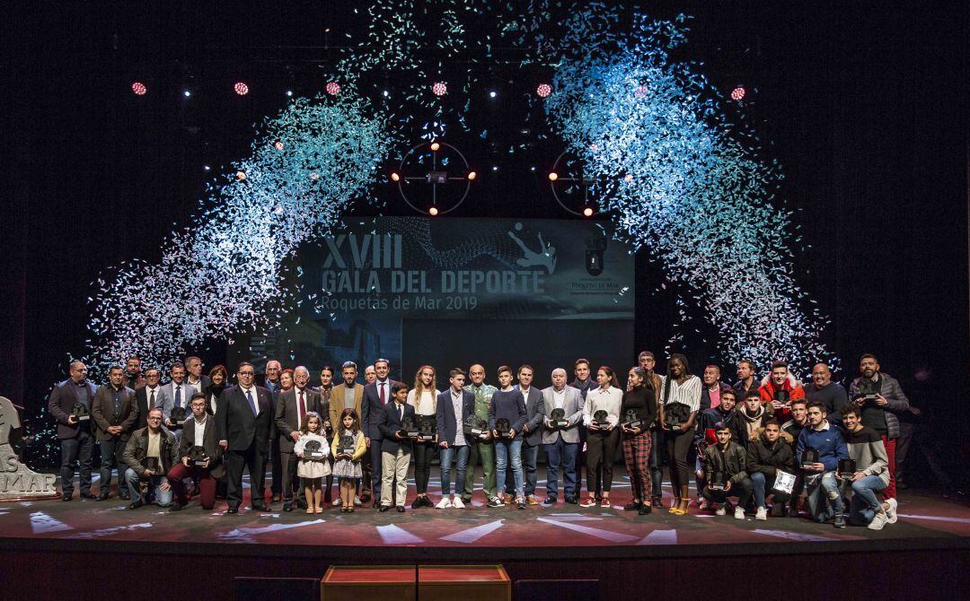 Foto de los premiados.