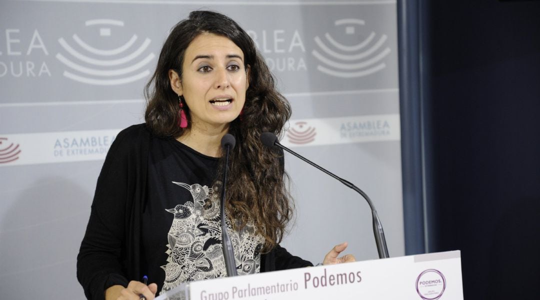 Irene de Miguel portavoz de Podemos Extremadura