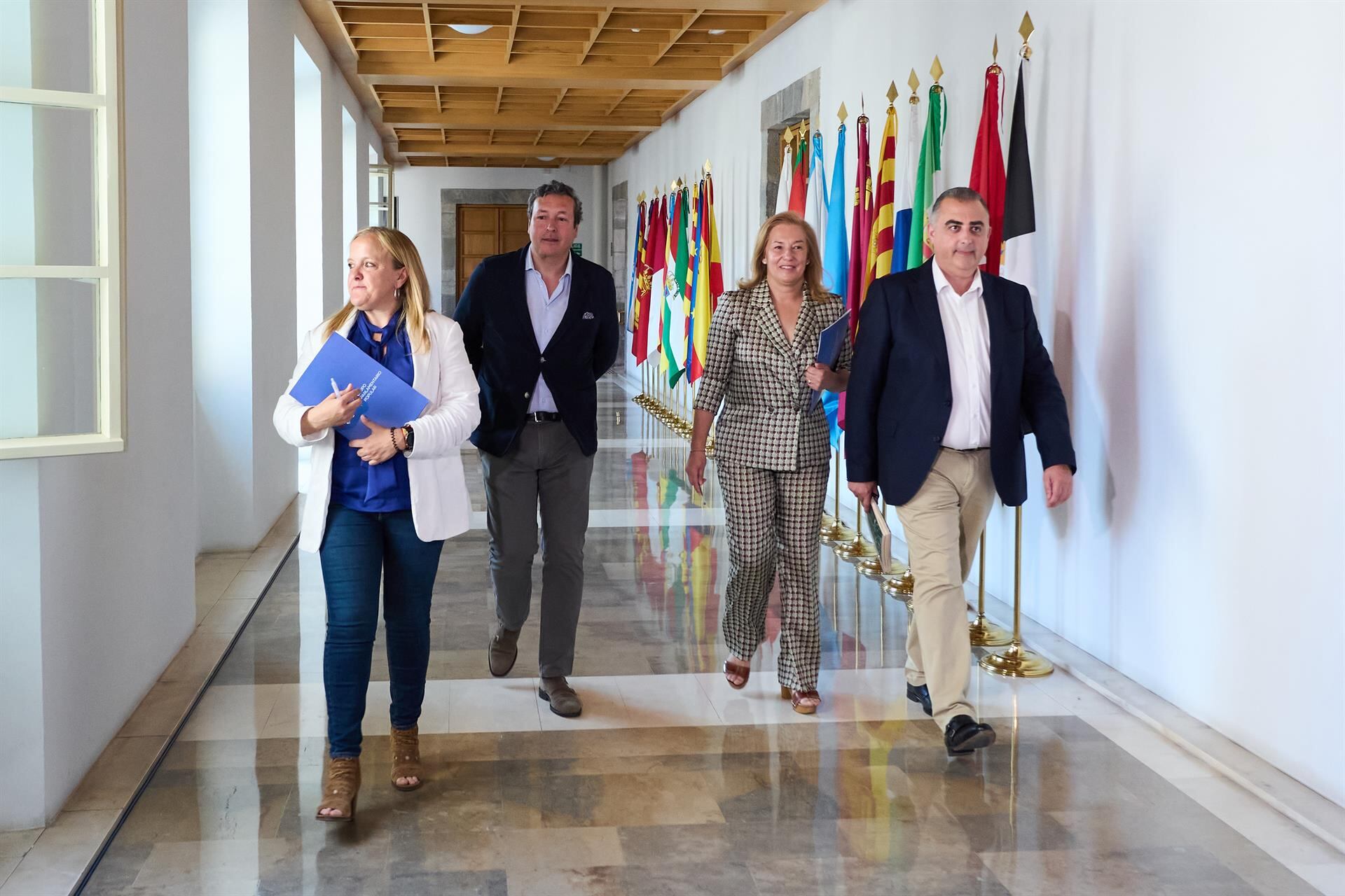 Isabel Urrutia, Íñigo Fernández, María José González Revuelta y Roberto Media