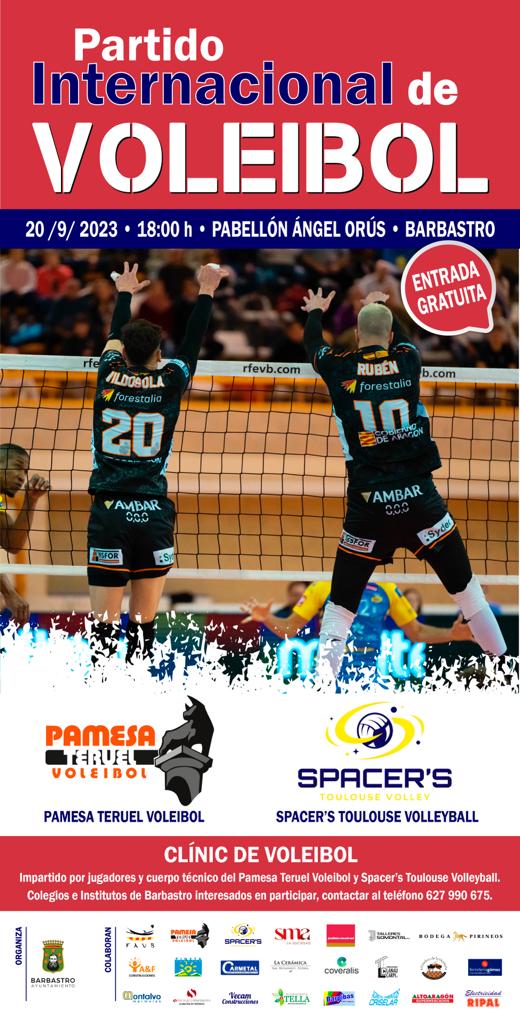 Jornada de promoción del voleibol en Barbastro