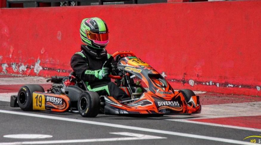 El lanzaroteño David Rodríguez, Campeón de Canarias en la categoría DD2 de karting.