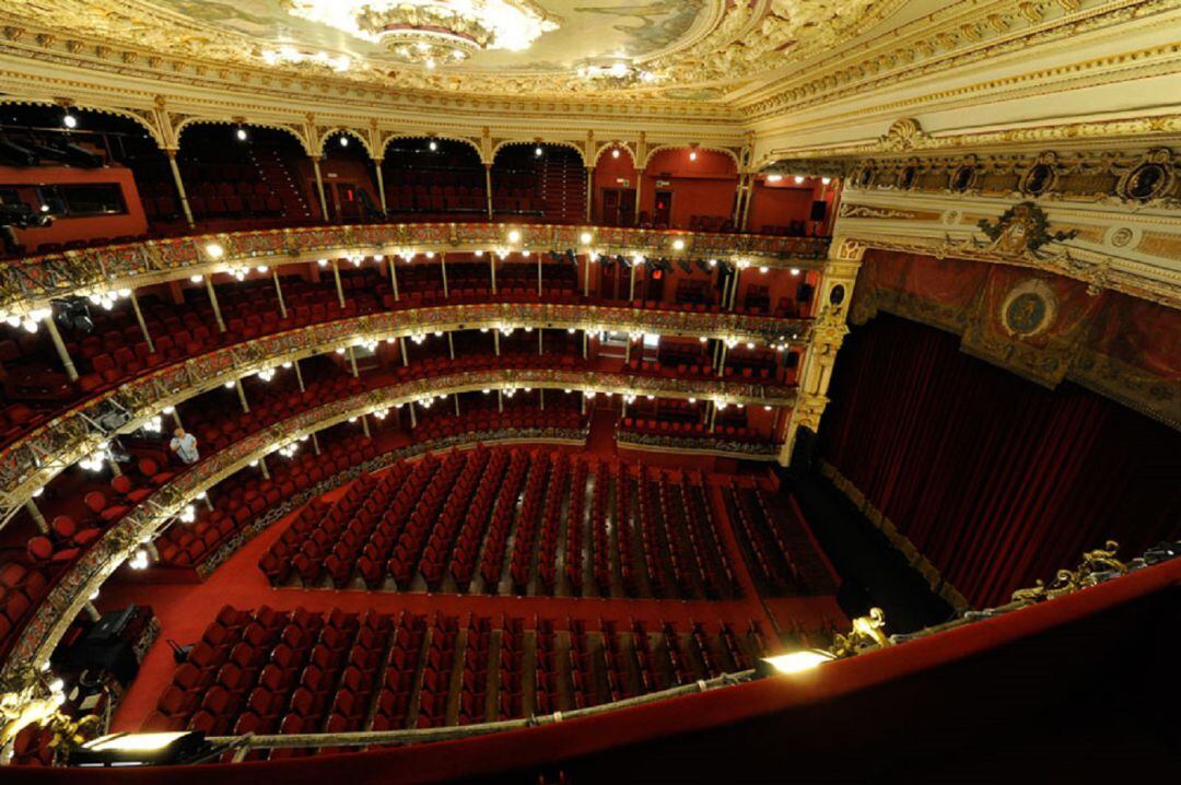 Interior del teatro Arriaga