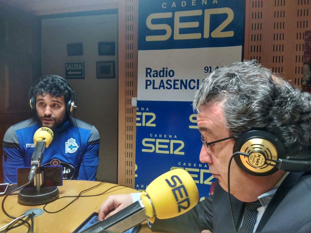 El entrenador de la UPP en una entrevista en SER Norte de Extremadura junto a Pedro Cordero