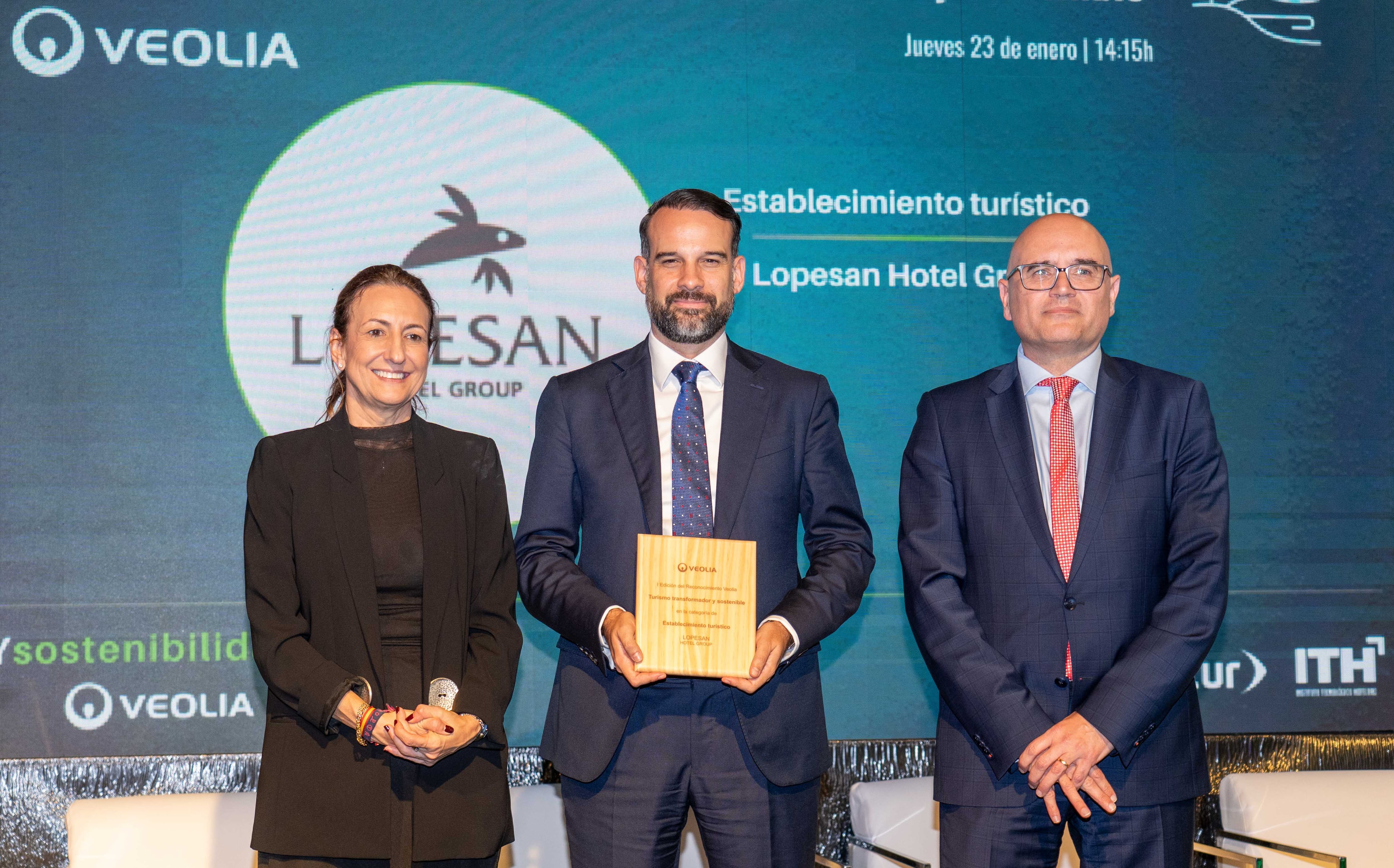 Lopesan Hotel Group recibe el premio Veolia