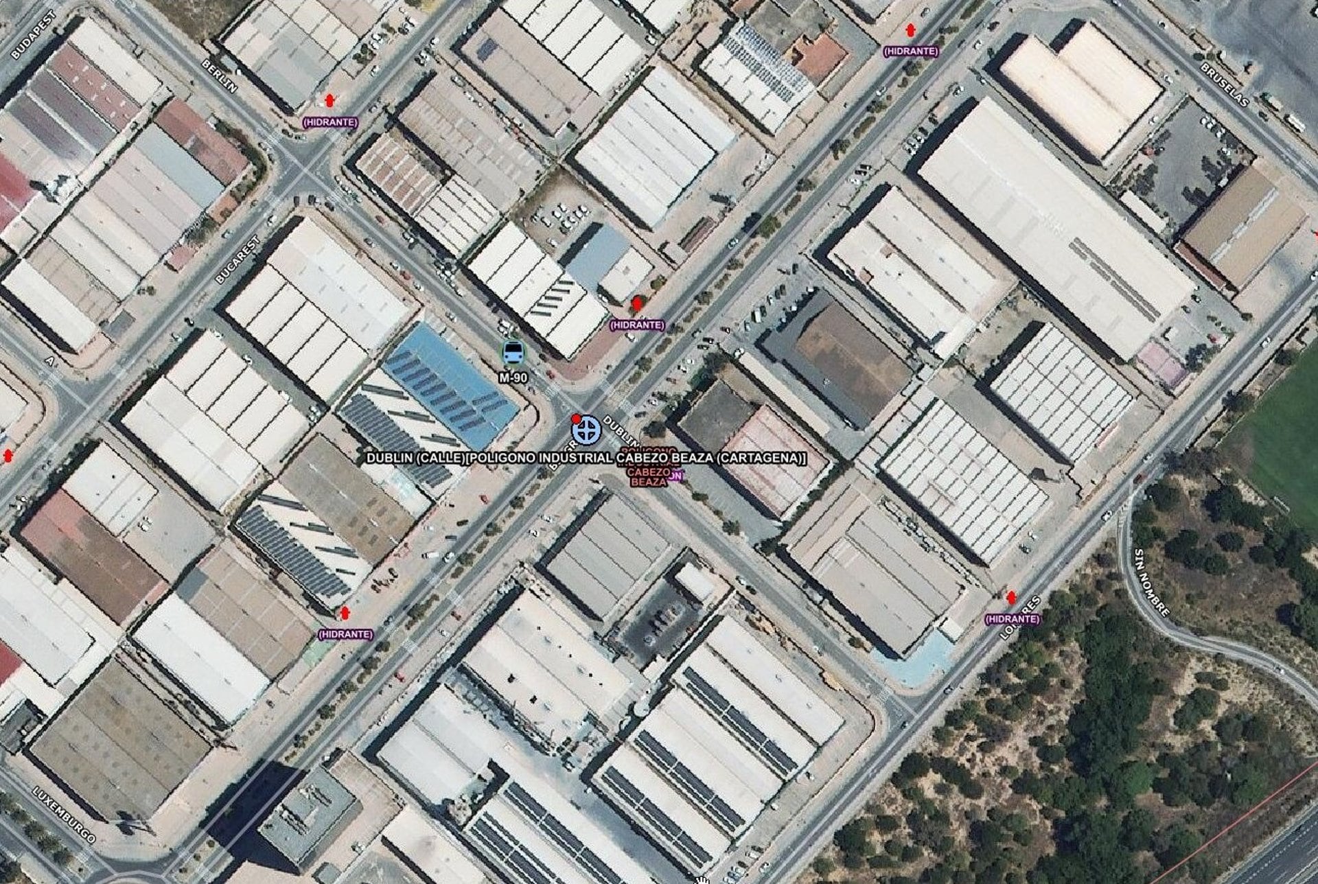 Un hombre de 59 años, herido grave tras choque en Cabezo Beaza