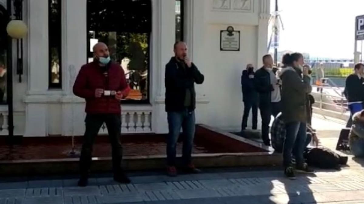 Pitada de los policías municipales de A Coruña al gobierno local en actos públicos