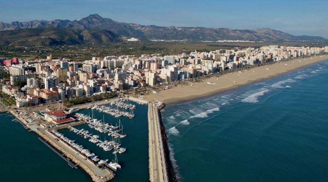 Imagen de la playa de Gandia 