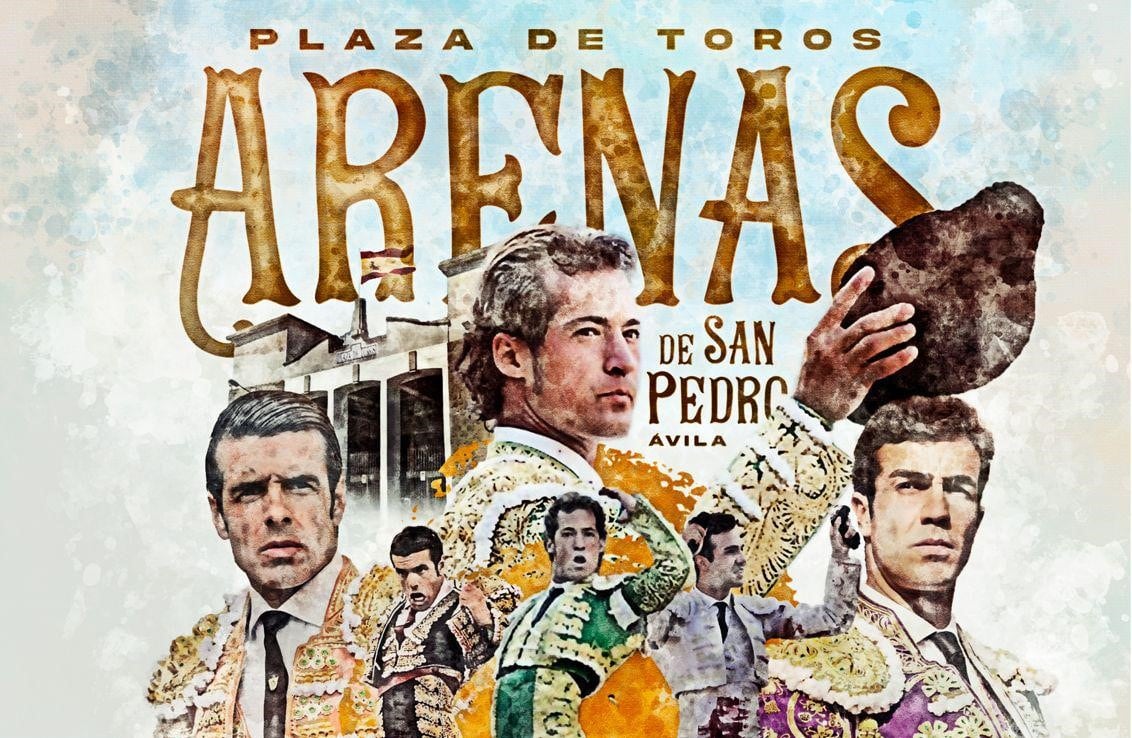 Cartel de la primera corrida de la temporada 2025 en Arenas de San Pedro