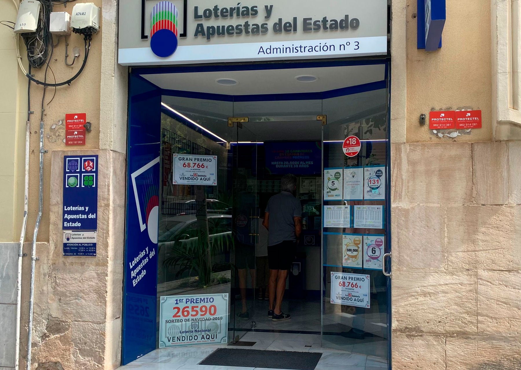 Una administración de Lotería.