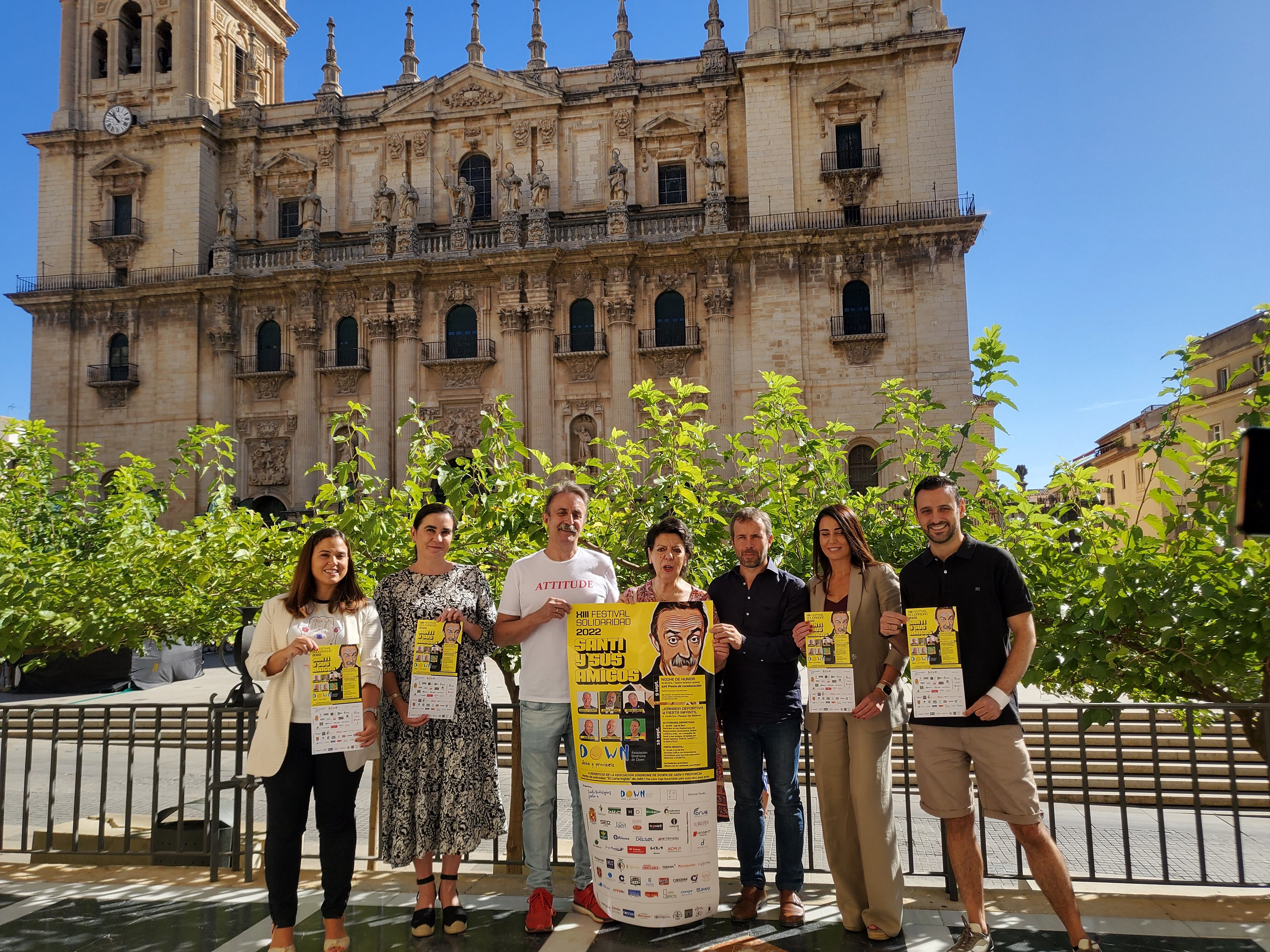 Presentación del Festival Santi y Sus Amigos en el Ayuntamiento de Jaén.