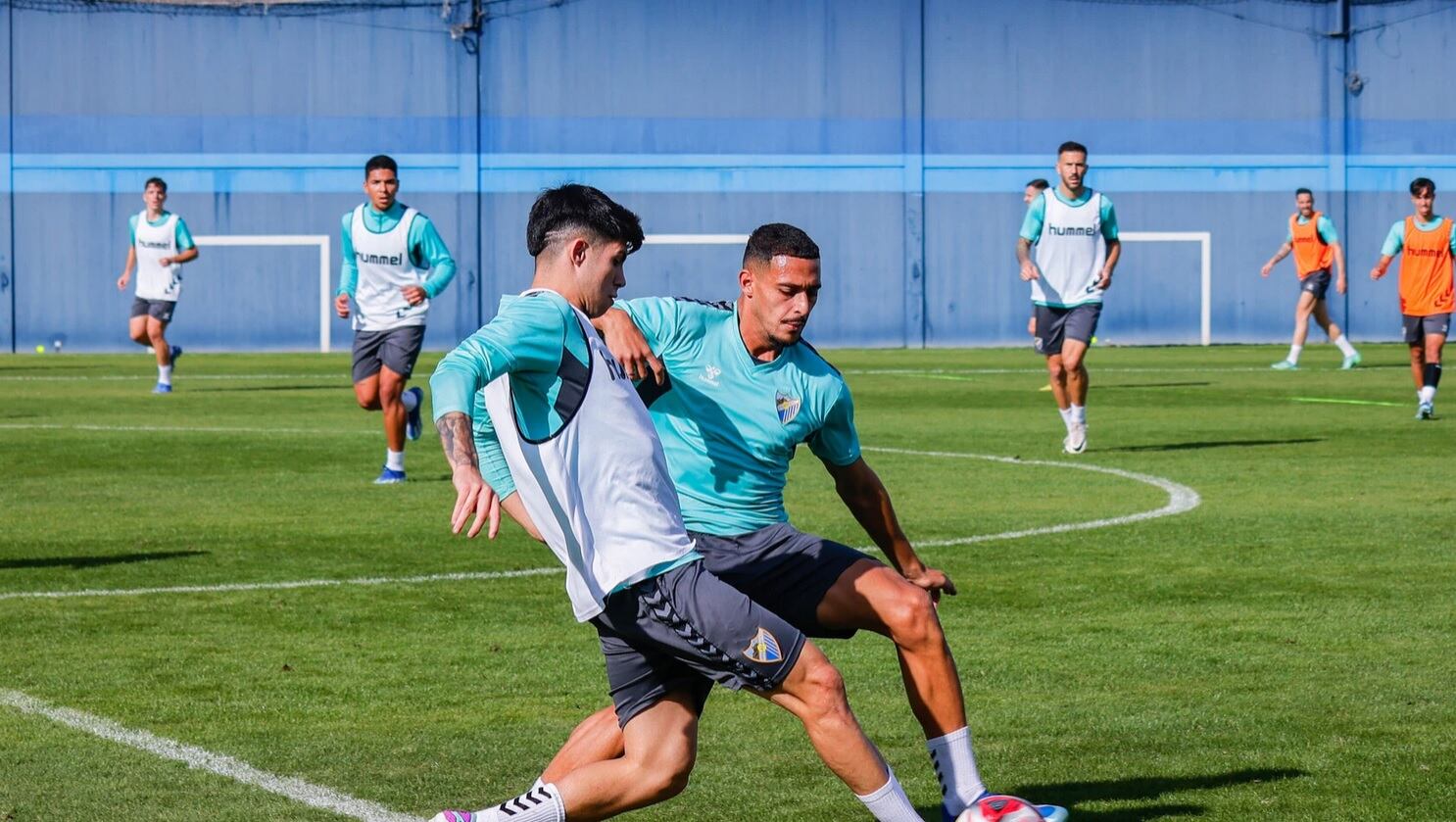 El Málaga empezó a preparar el partido contra el Ibiza en el anexo