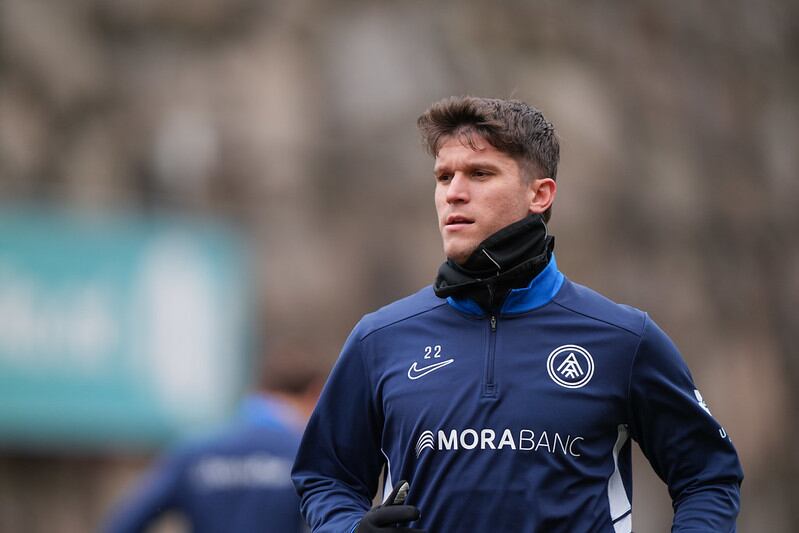 Marc Cardona, encara no ha debutat com a jugador tricolor