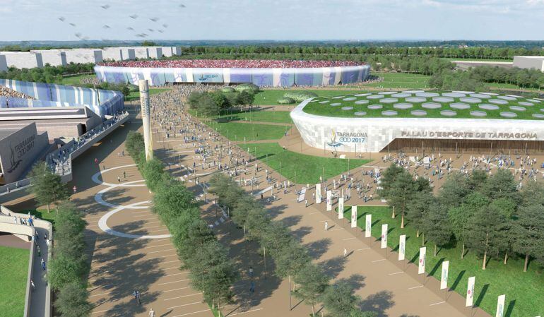 Imatge del futur Palau d&#039;Esports de Tarragona 2017
