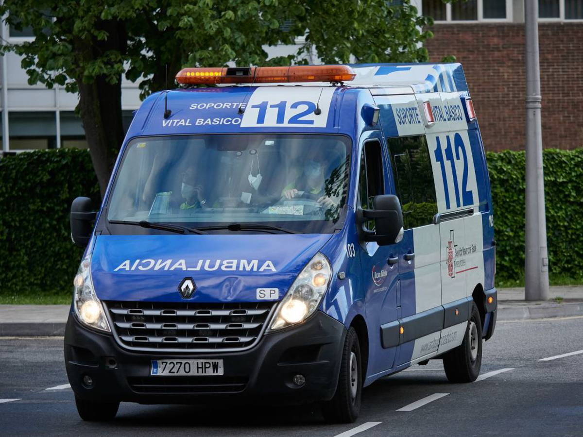 Ambulancia en un servicio