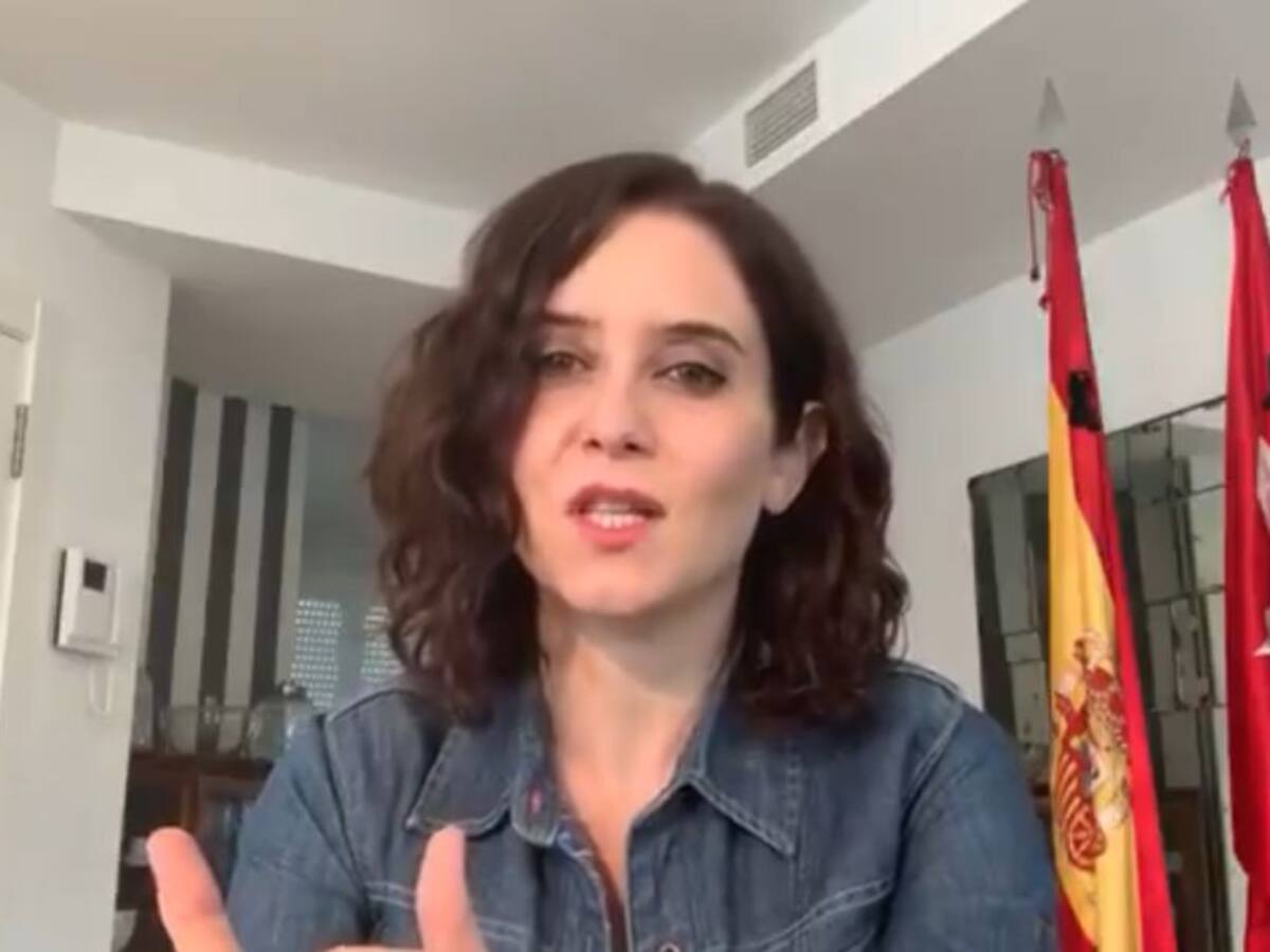 Díaz Ayuso, recuperada del COVID-19