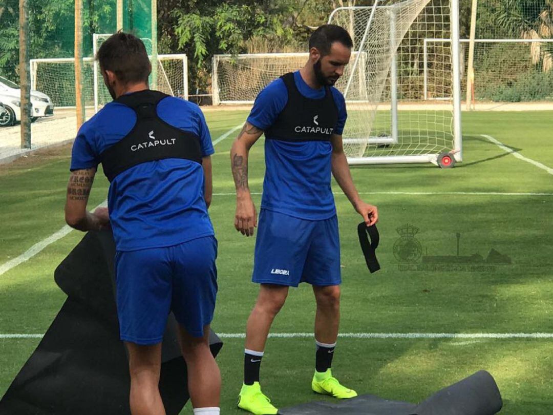 Tito en un entreno.