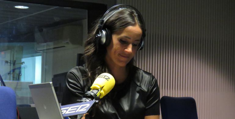 Begoña Villacís en el estudio de La Ventana de Madrid