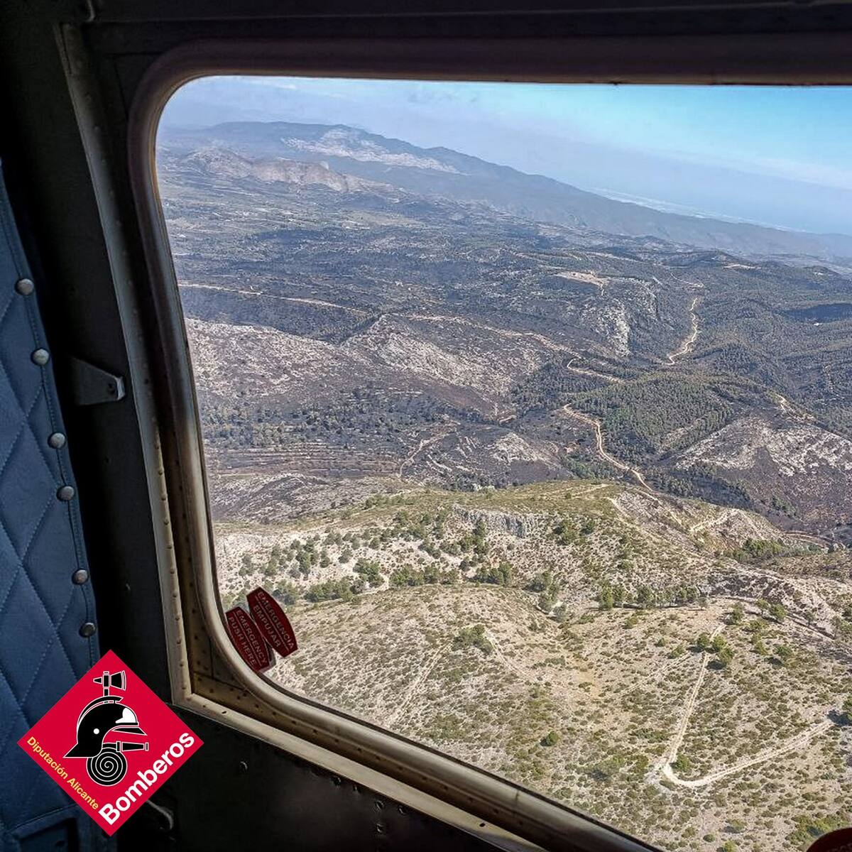 Los bomberos dan por estabilizado el incendio de Vall d’Ebo