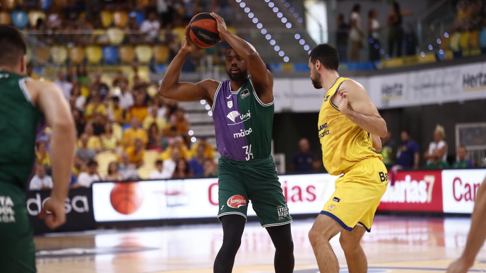 Thomas, en el partido de la primera vuelta en Gran Canaria