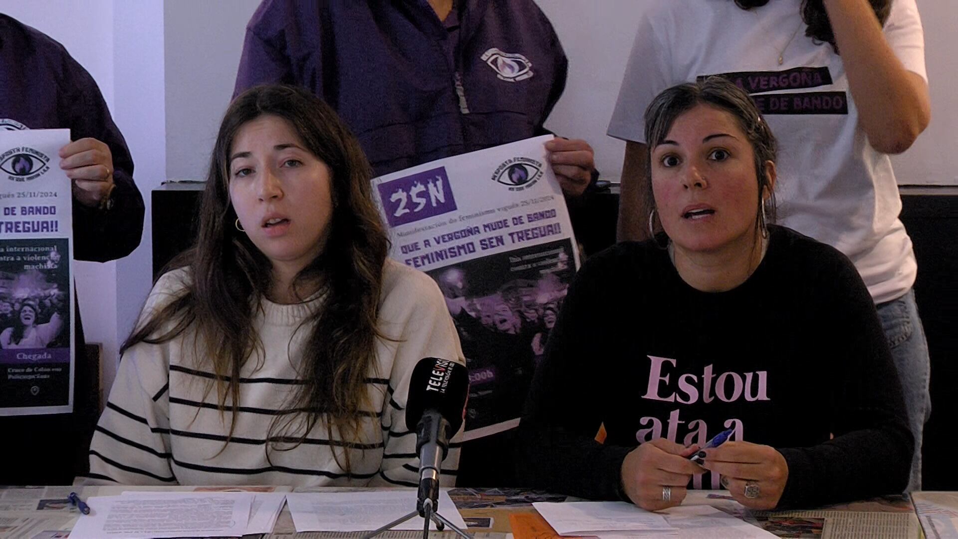 Rueda de prensa de Resposta Feminista.