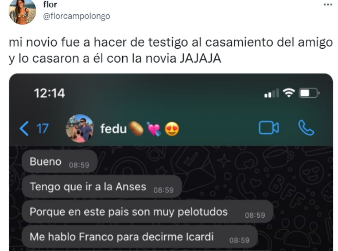 Un joven argentino se casa por error con la novia de su mejor amigo.