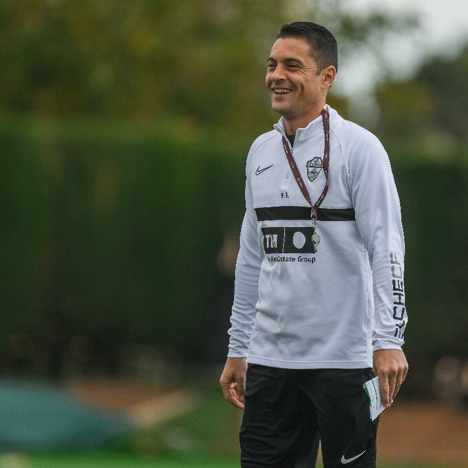 Francisco durante un entrenamiento esta semana