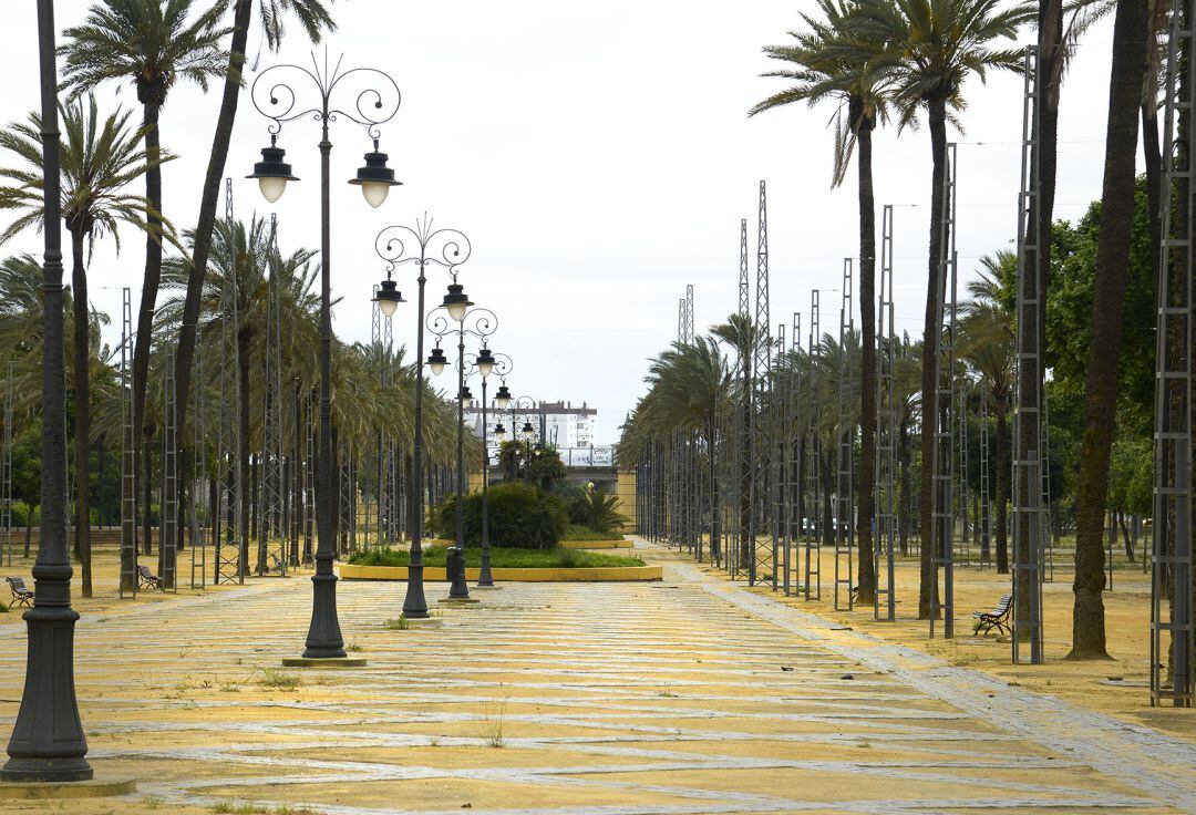Interior del parque González Hontoria