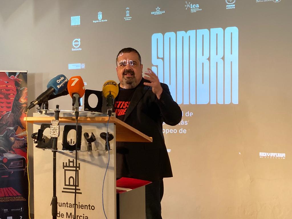 Javier García Caballero ha presentado los detalles del Festival de Cine Fantástico Europeo de Murcia-Sombra
