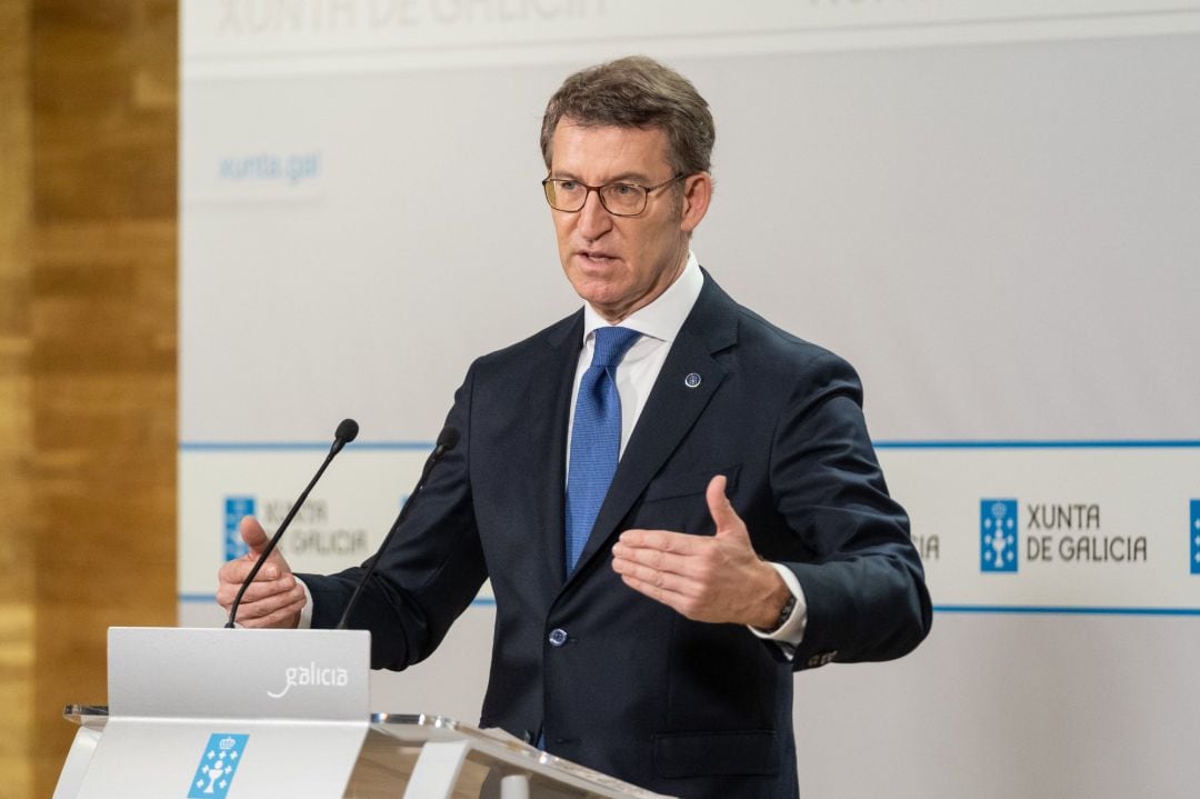 El presidente de la Xunta, Alberto Núñez Feijóo.