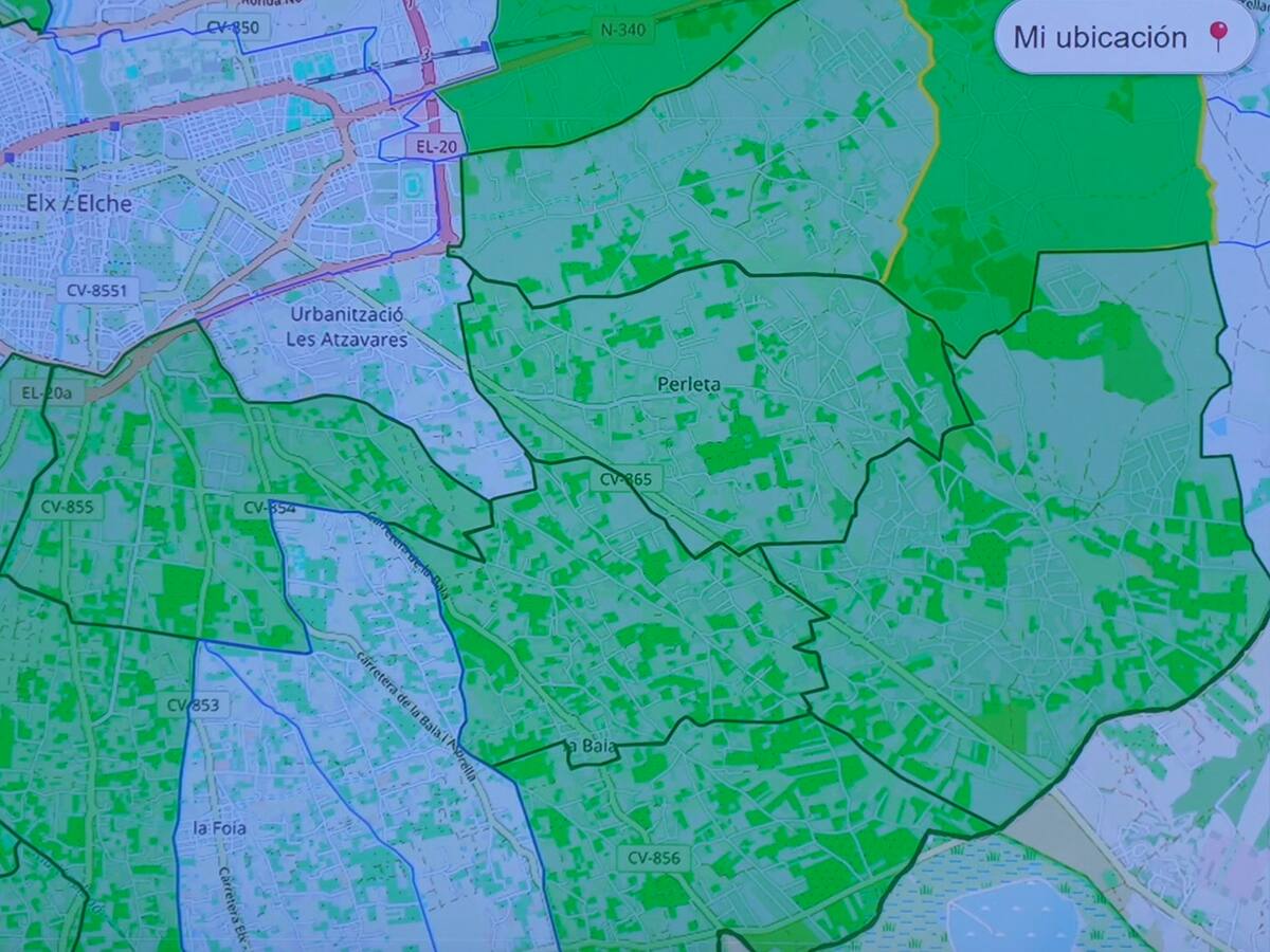Elche lanza un mapa de subvenciones agrarias para evitar la pérdida de 1,5 millones de euros en ayudas
